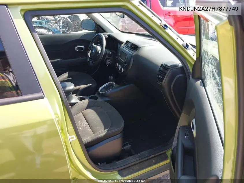 2017 Kia Soul VIN: KNDJN2A27H7877749 Lot: 45665571