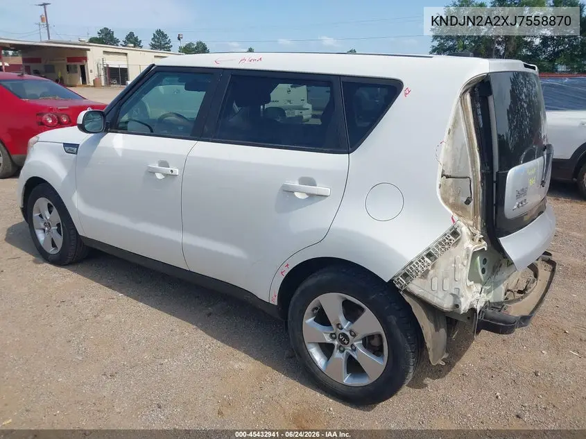 2018 Kia Soul VIN: KNDJN2A2XJ7558870 Lot: 45432941