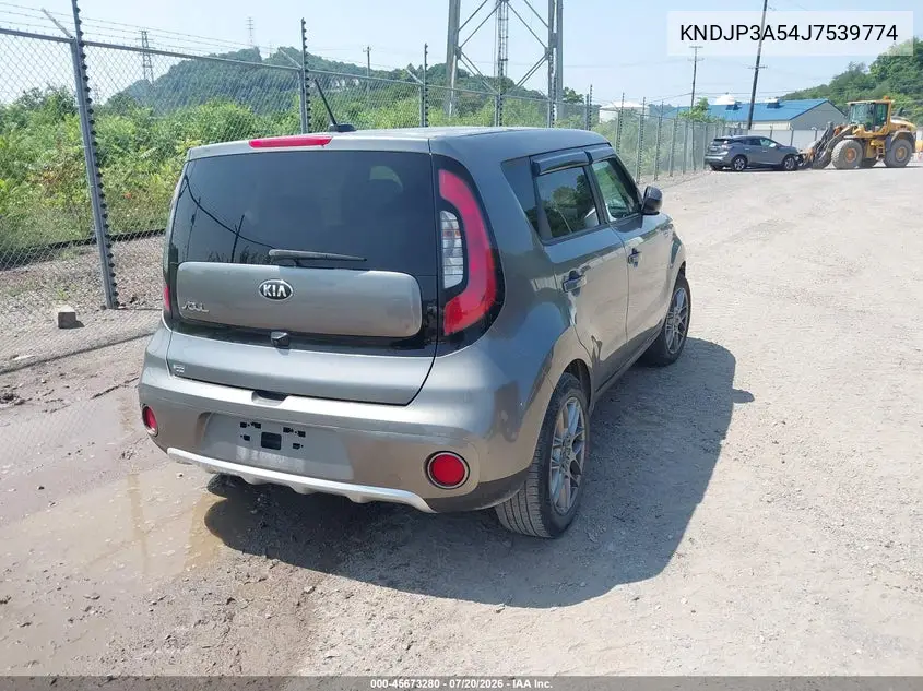 2018 Kia Soul + VIN: KNDJP3A54J7539774 Lot: 45673280