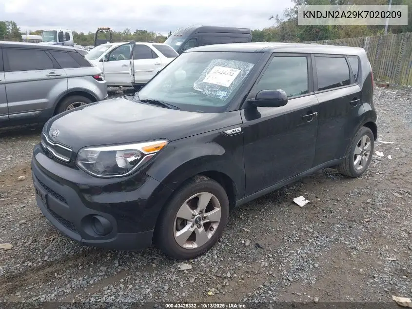 KNDJN2A29K7020209 2019 Kia Soul
