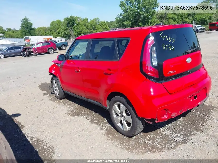 2019 Kia Soul + VIN: KNDJP3A5XK7678695 Lot: 45378532