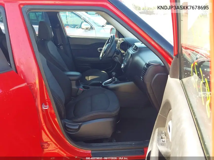 2019 Kia Soul + VIN: KNDJP3A5XK7678695 Lot: 45378532