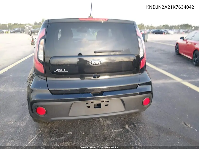 2019 Kia Soul VIN: KNDJN2A21K7634042 Lot: 45671290