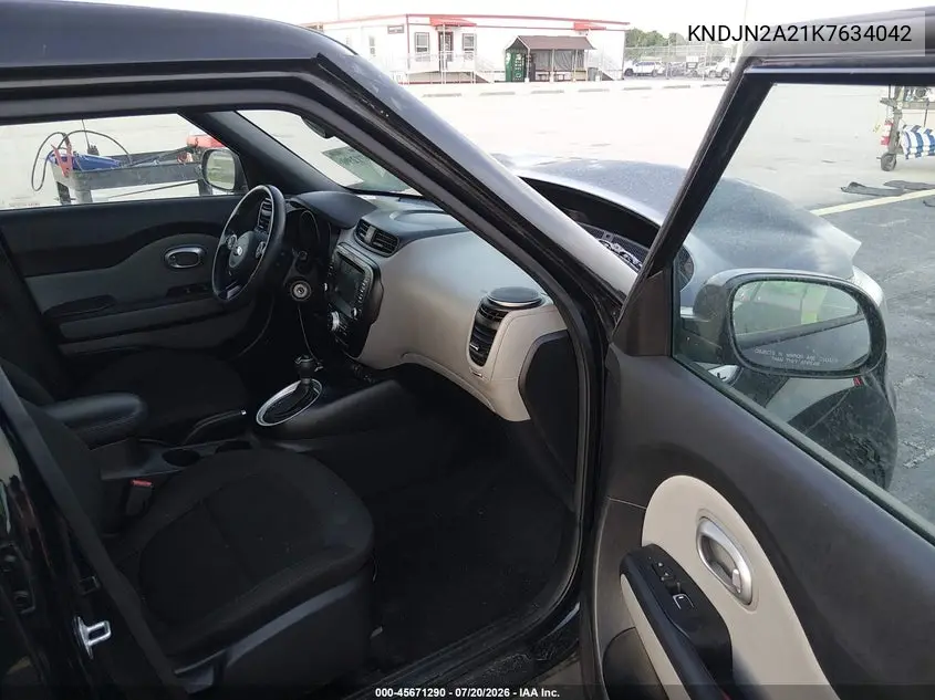 2019 Kia Soul VIN: KNDJN2A21K7634042 Lot: 45671290