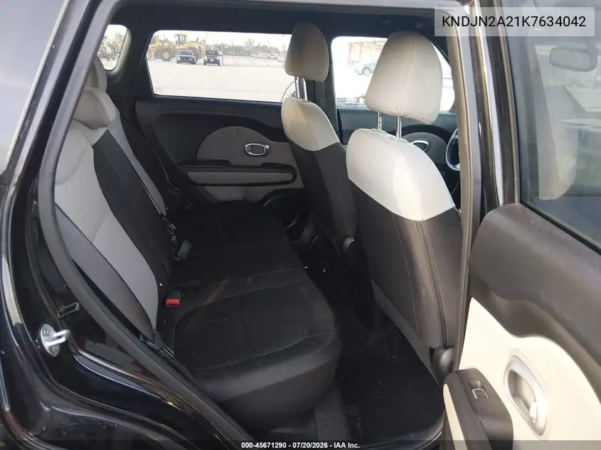 2019 Kia Soul VIN: KNDJN2A21K7634042 Lot: 45671290