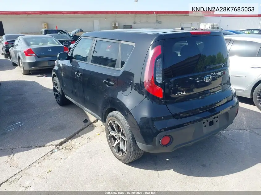 2019 Kia Soul VIN: KNDJN2A28K7685053 Lot: 45671609