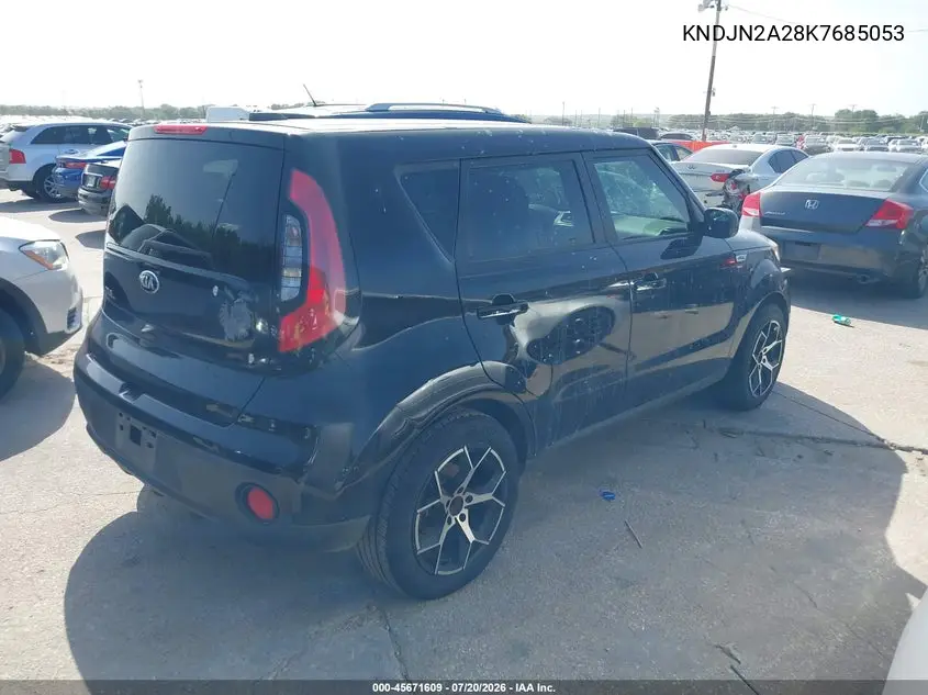 2019 Kia Soul VIN: KNDJN2A28K7685053 Lot: 45671609
