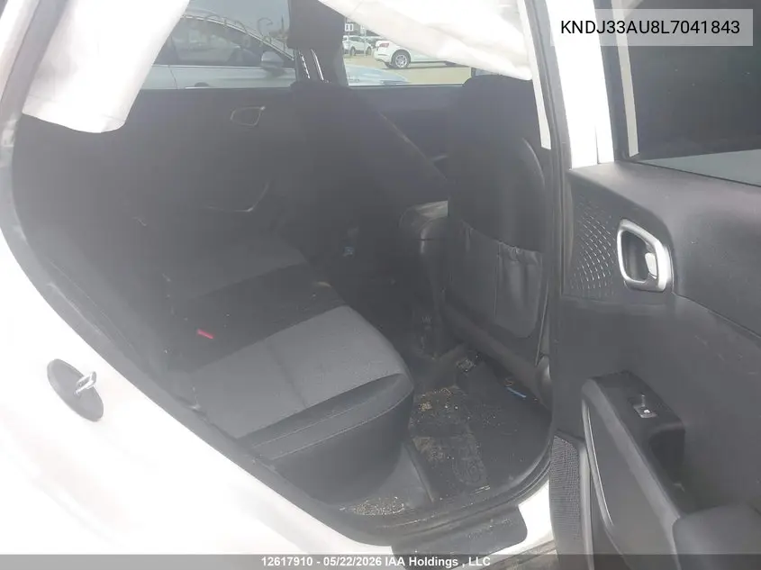 2020 Kia Soul Ex/Ex Anniversary Edition/Ex Limited/Ex Premium/Ex+/Gt-Line Limited/Gt-Line Premium VIN: KNDJ33AU8L7041843 Lot: 12617910x