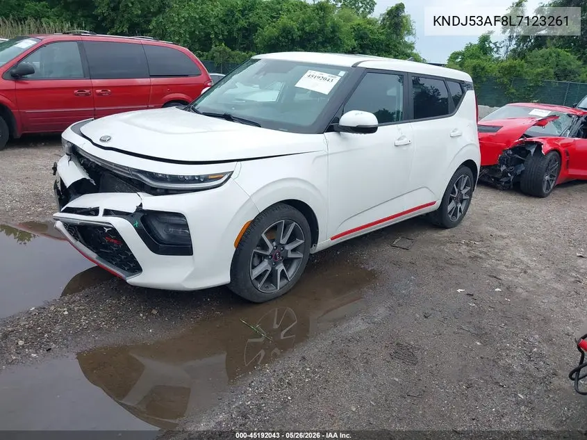 2020 Kia Soul Gt-Line Turbo VIN: KNDJ53AF8L7123261 Lot: 45192043