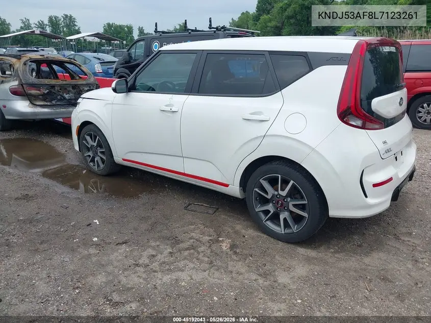 2020 Kia Soul Gt-Line Turbo VIN: KNDJ53AF8L7123261 Lot: 45192043