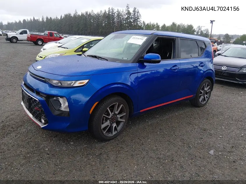 2020 Kia Soul Gt-Line VIN: KNDJ63AU4L7024156 Lot: 45214341