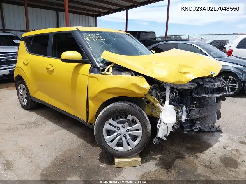 2020 Kia Soul Lx VIN: KNDJ23AU2L7048550 Lot: 45536361