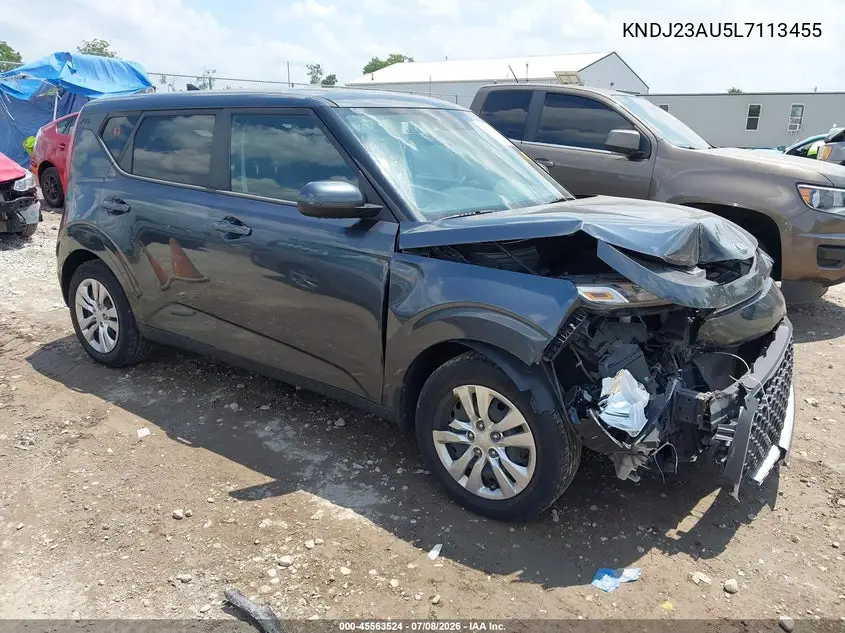 2020 Kia Soul Lx VIN: KNDJ23AU5L7113455 Lot: 45563524
