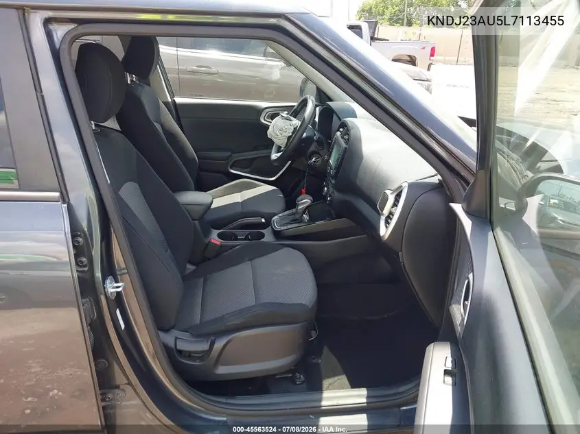 2020 Kia Soul Lx VIN: KNDJ23AU5L7113455 Lot: 45563524