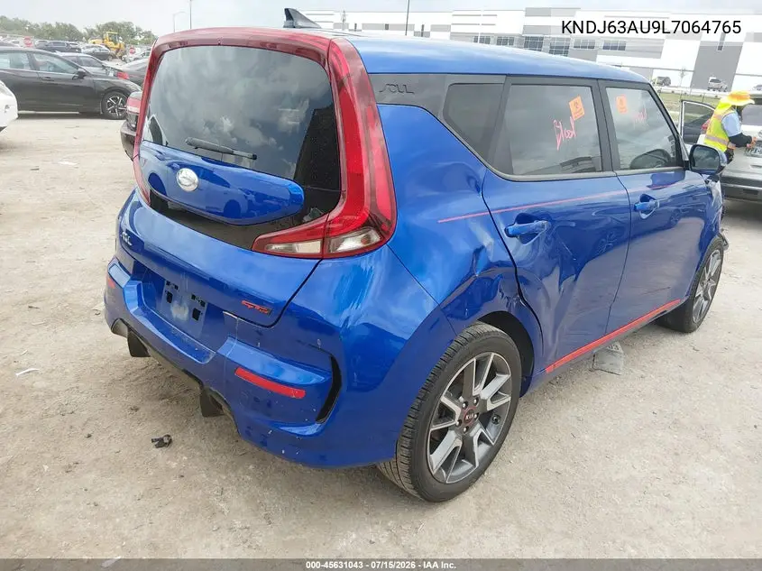 2020 Kia Soul Gt-Line VIN: KNDJ63AU9L7064765 Lot: 45631043