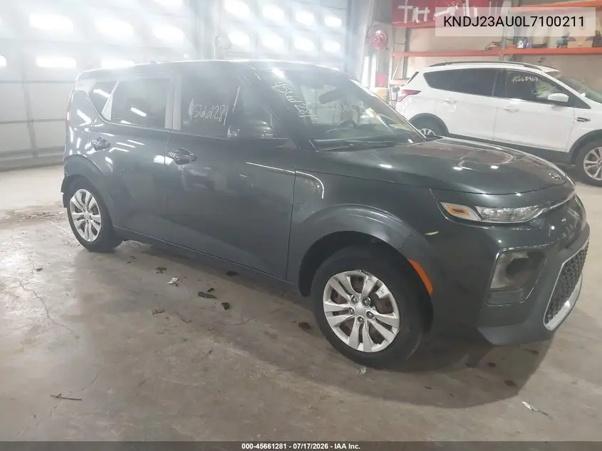 2020 Kia Soul Lx VIN: KNDJ23AU0L7100211 Lot: 45661281