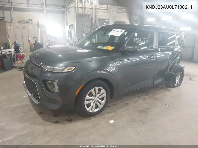 2020 Kia Soul Lx VIN: KNDJ23AU0L7100211 Lot: 45661281