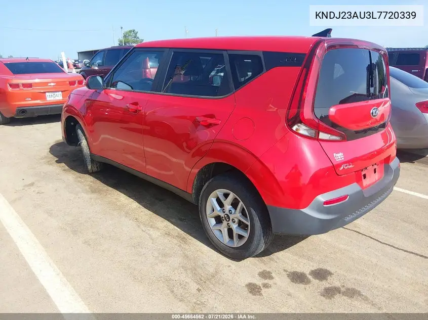 2020 Kia Soul S VIN: KNDJ23AU3L7720339 Lot: 45664562