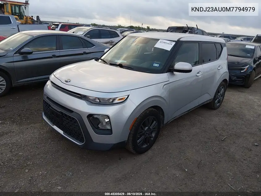 2021 Kia Soul S VIN: KNDJ23AU0M7794979 Lot: 45305429