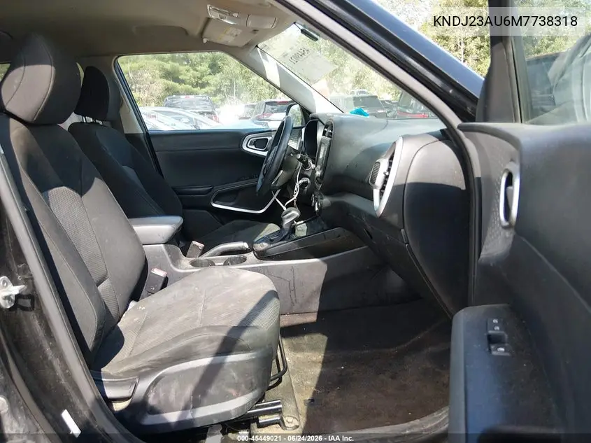 2021 Kia Soul Lx VIN: KNDJ23AU6M7738318 Lot: 45449021