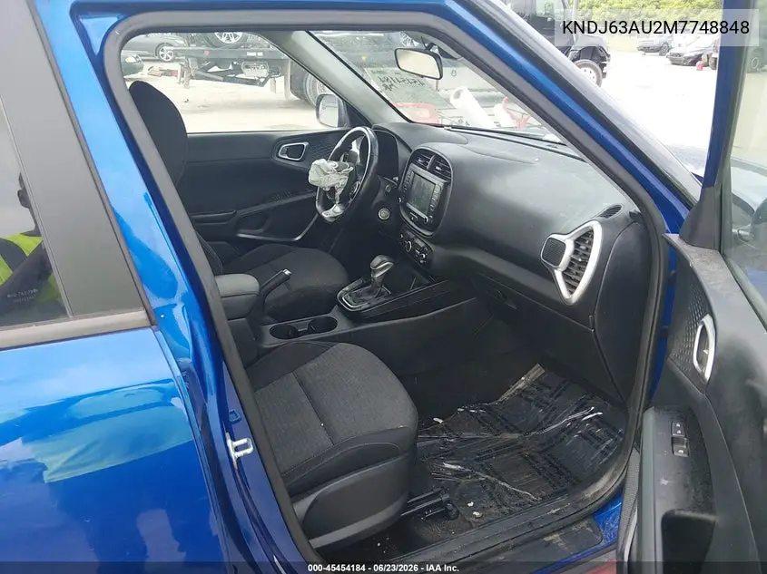 2021 Kia Soul Gt-Line VIN: KNDJ63AU2M7748848 Lot: 45454184