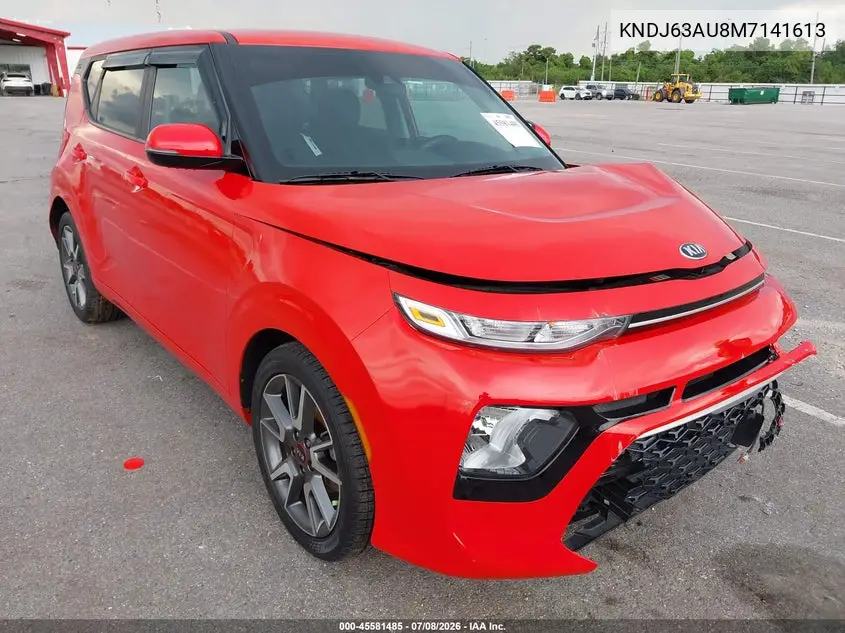2021 Kia Soul Gt-Line VIN: KNDJ63AU8M7141613 Lot: 45581485