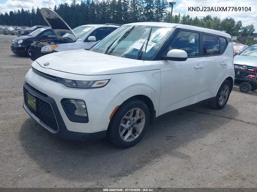 2021 Kia Soul S VIN: KNDJ23AUXM7769104 Lot: 45581649