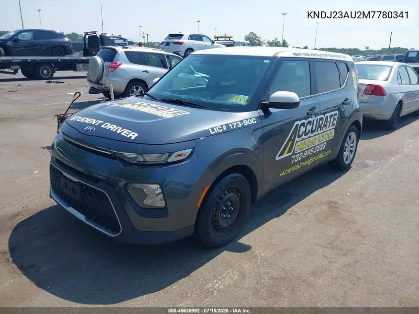 2021 Kia Soul Lx VIN: KNDJ23AU2M7780341 Lot: 45638992