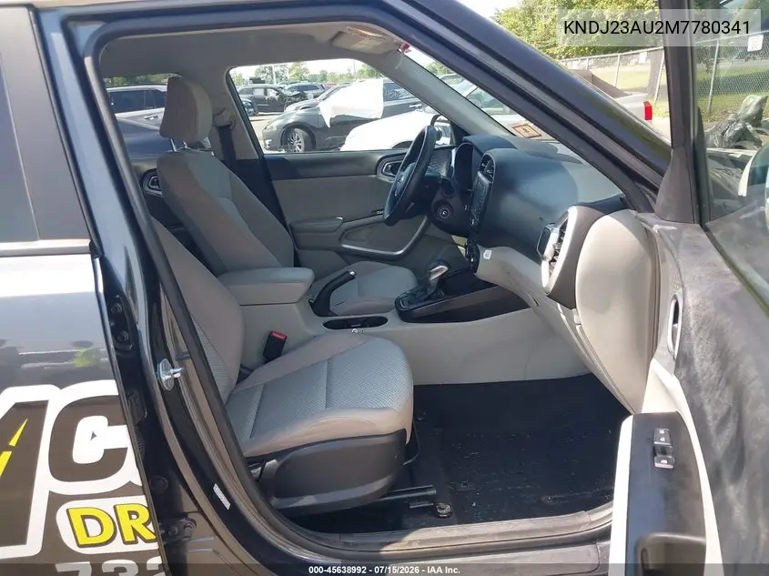 2021 Kia Soul Lx VIN: KNDJ23AU2M7780341 Lot: 45638992