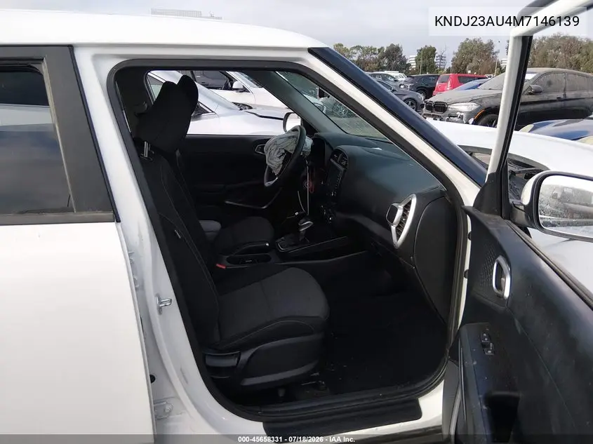 2021 Kia Soul S VIN: KNDJ23AU4M7146139 Lot: 45658331
