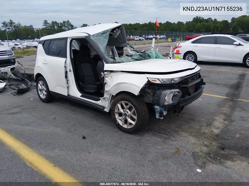2022 Kia Soul Lx VIN: KNDJ23AU1N7155236 Lot: 45377574