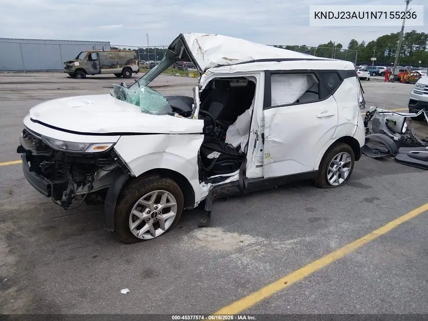 2022 Kia Soul Lx VIN: KNDJ23AU1N7155236 Lot: 45377574
