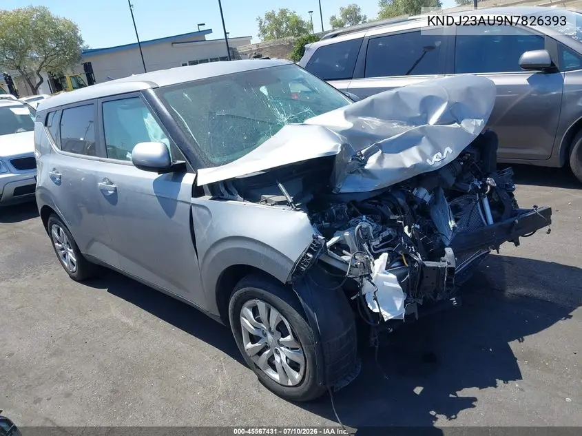 2022 Kia Soul Lx VIN: KNDJ23AU9N7826393 Lot: 45567431