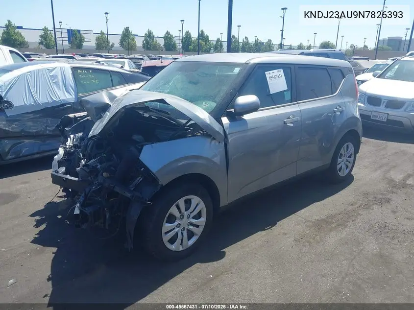 2022 Kia Soul Lx VIN: KNDJ23AU9N7826393 Lot: 45567431