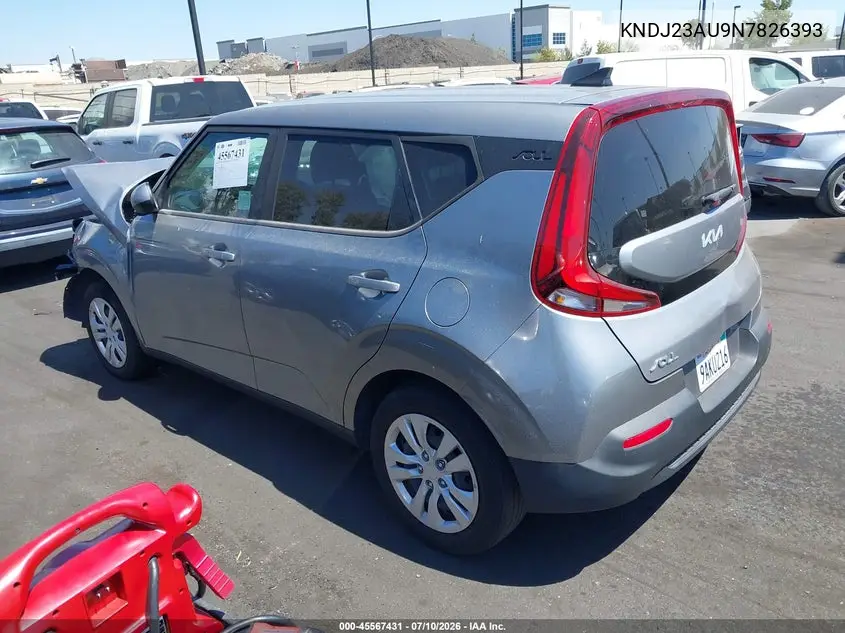 2022 Kia Soul Lx VIN: KNDJ23AU9N7826393 Lot: 45567431
