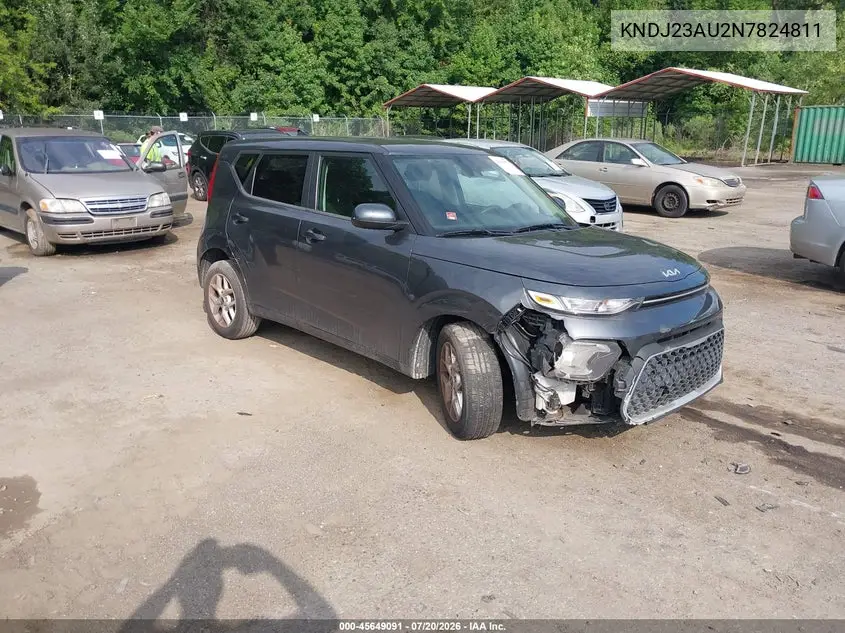 2022 Kia Soul Lx VIN: KNDJ23AU2N7824811 Lot: 45649091