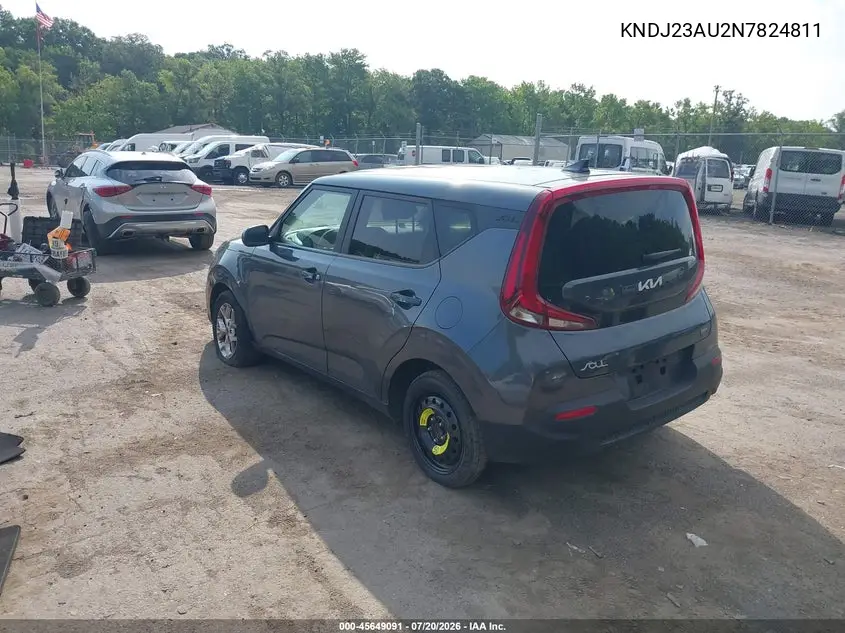 2022 Kia Soul Lx VIN: KNDJ23AU2N7824811 Lot: 45649091