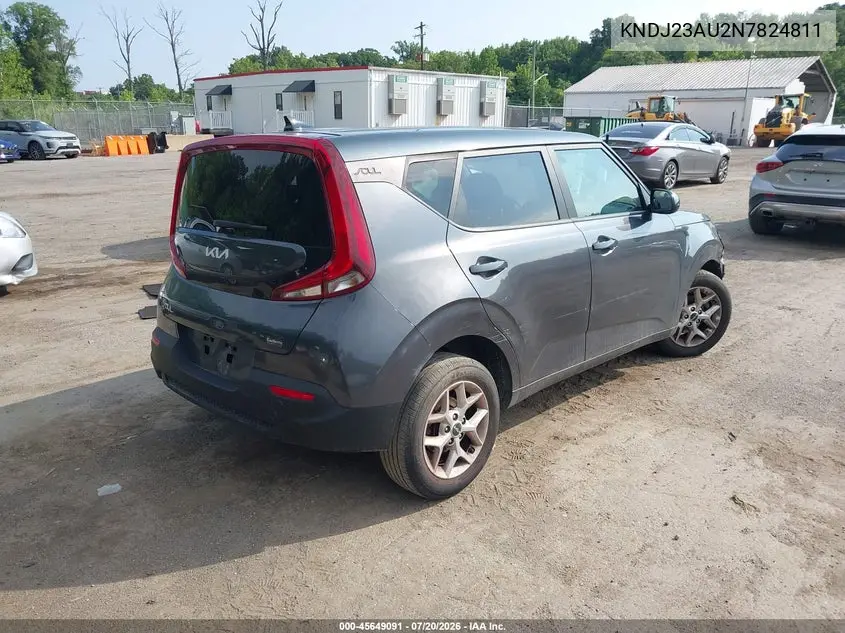 2022 Kia Soul Lx VIN: KNDJ23AU2N7824811 Lot: 45649091
