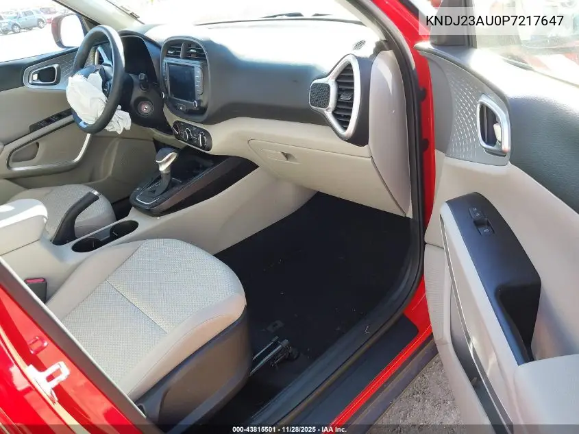 KNDJ23AU0P7217647 2023 Kia Soul Lx