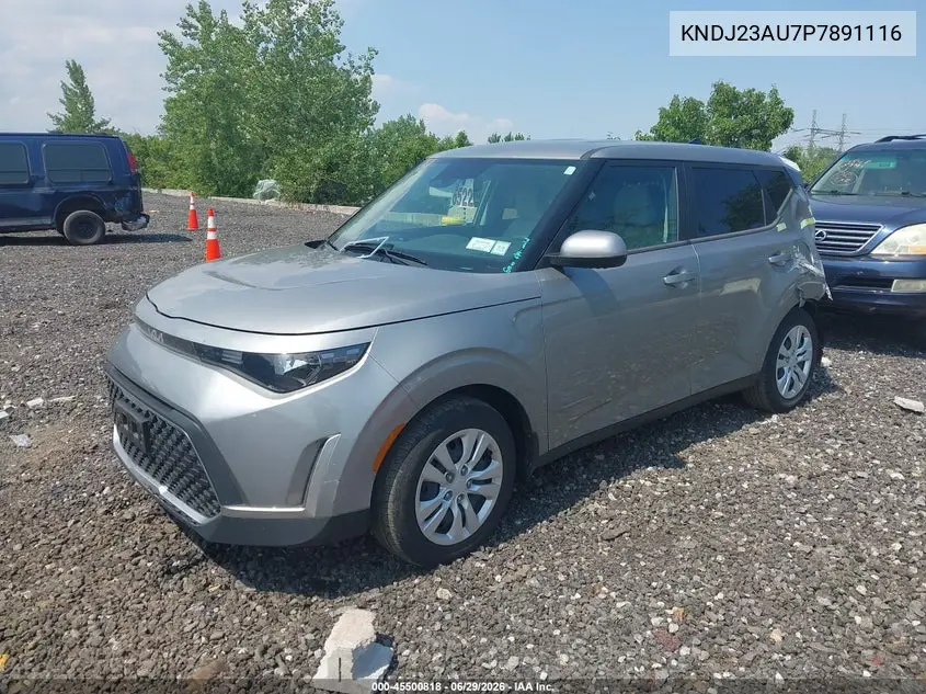 2023 Kia Soul Lx VIN: KNDJ23AU7P7891116 Lot: 45500818