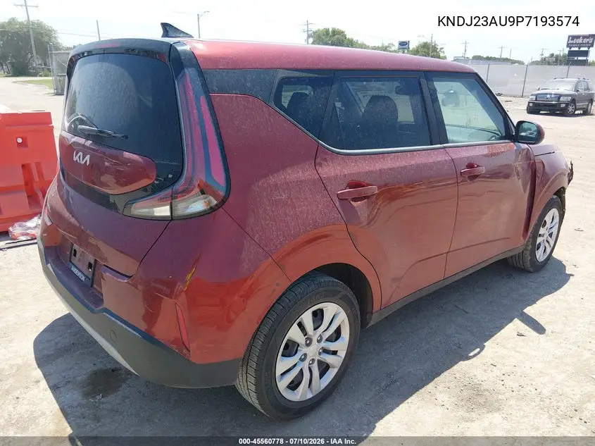 2023 Kia Soul Lx VIN: KNDJ23AU9P7193574 Lot: 45560778