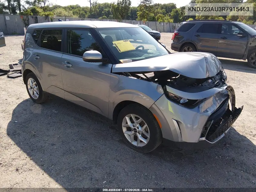 2024 Kia Soul Lx VIN: KNDJ23AU3R7915463 Lot: 45593361