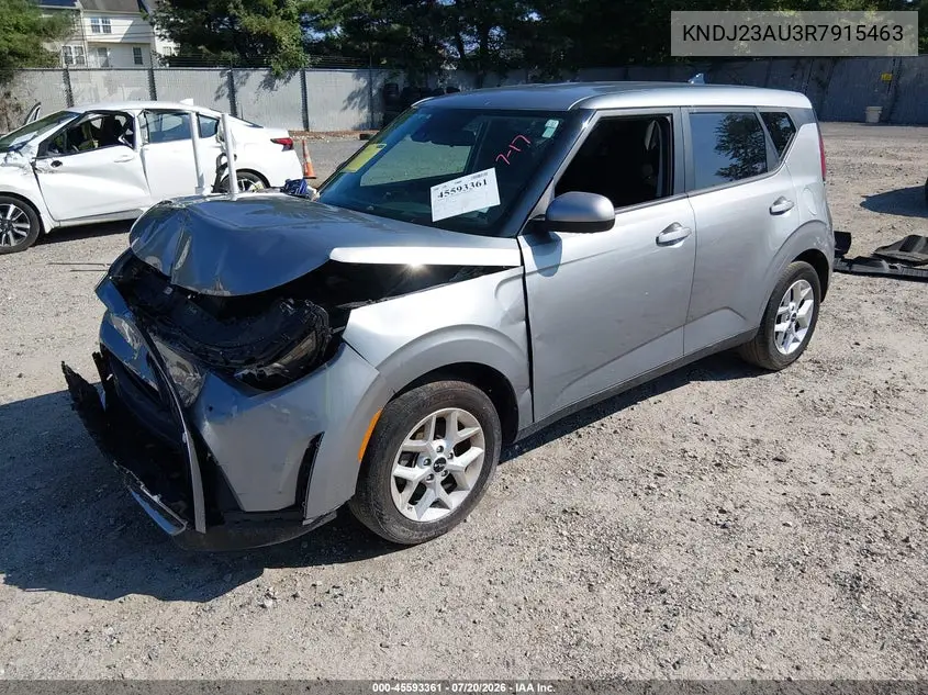 2024 Kia Soul Lx VIN: KNDJ23AU3R7915463 Lot: 45593361