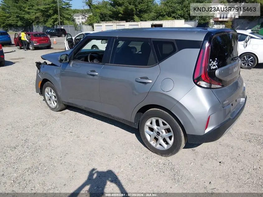 2024 Kia Soul Lx VIN: KNDJ23AU3R7915463 Lot: 45593361