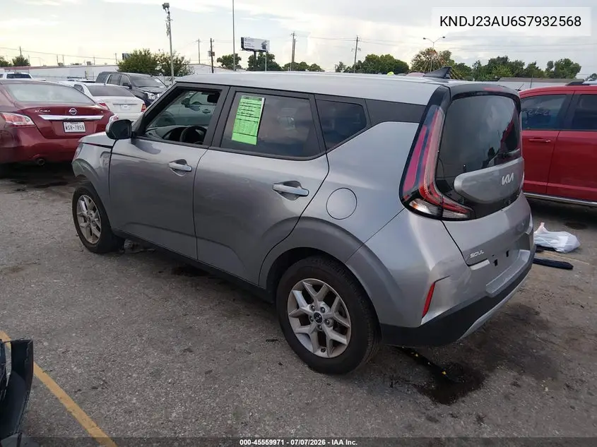 2025 Kia Soul Lx VIN: KNDJ23AU6S7932568 Lot: 45559971