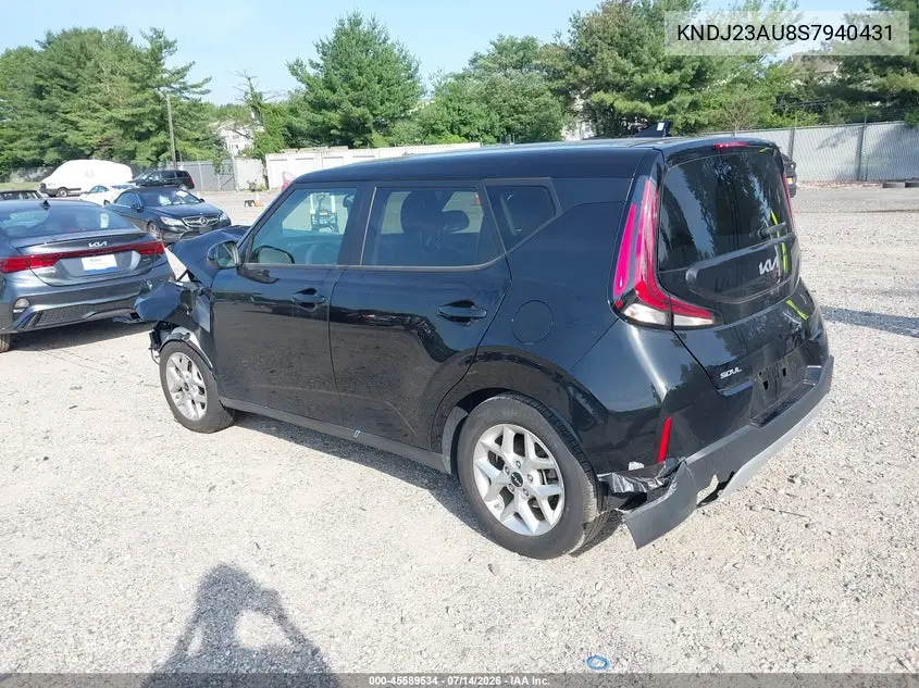 2025 Kia Soul Lx VIN: KNDJ23AU8S7940431 Lot: 45589534