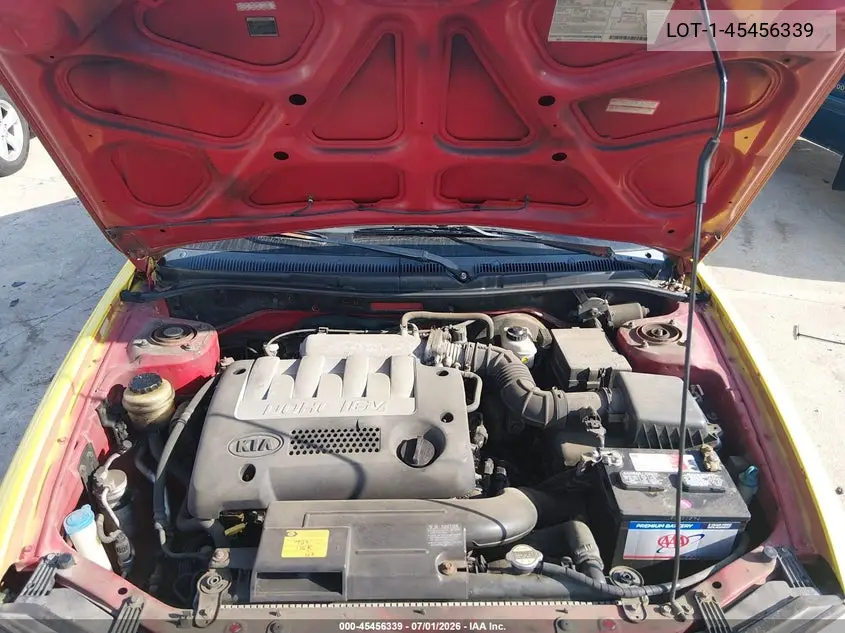 2003 Kia Spectra VIN: KNAFB161235127573 Lot: 45456339