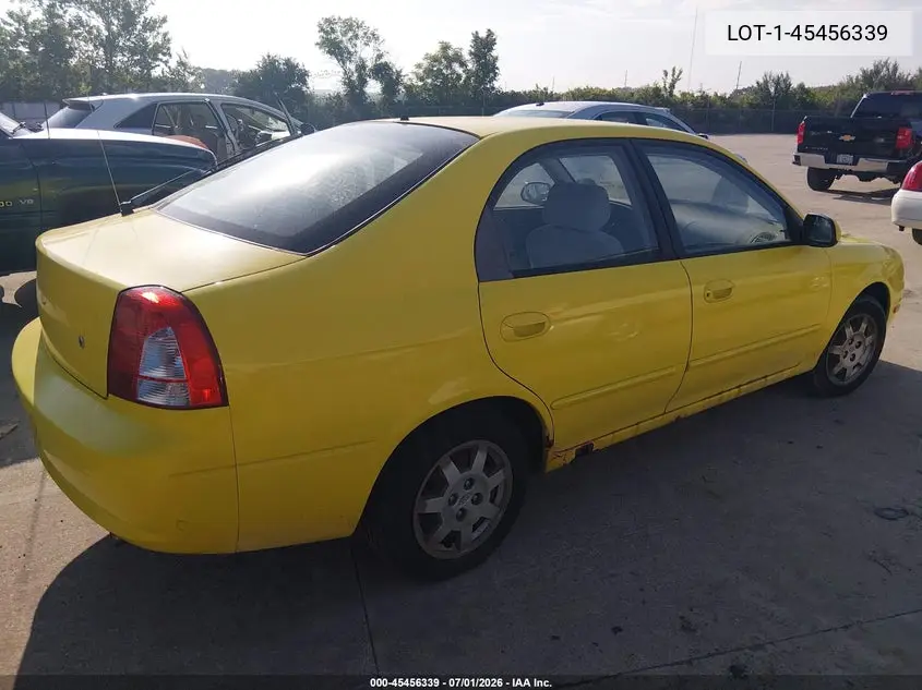 2003 Kia Spectra VIN: KNAFB161235127573 Lot: 45456339