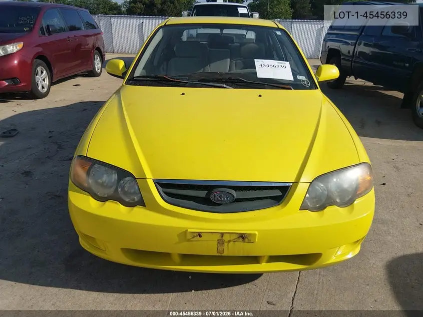 2003 Kia Spectra VIN: KNAFB161235127573 Lot: 45456339