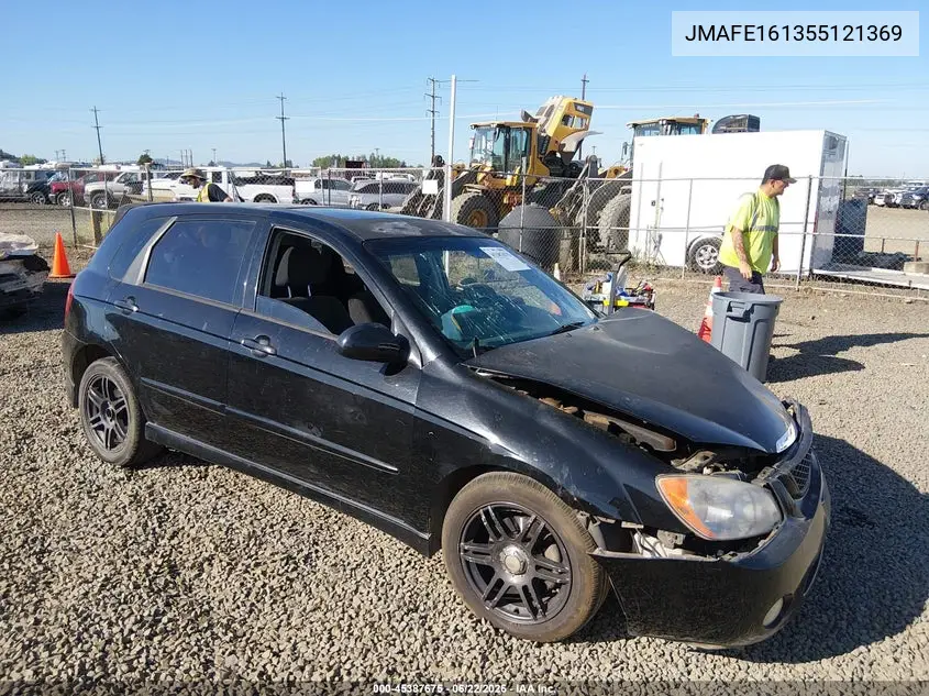 2005 Kia Spectra5 VIN: KNAFE161355121369 Lot: 45387675